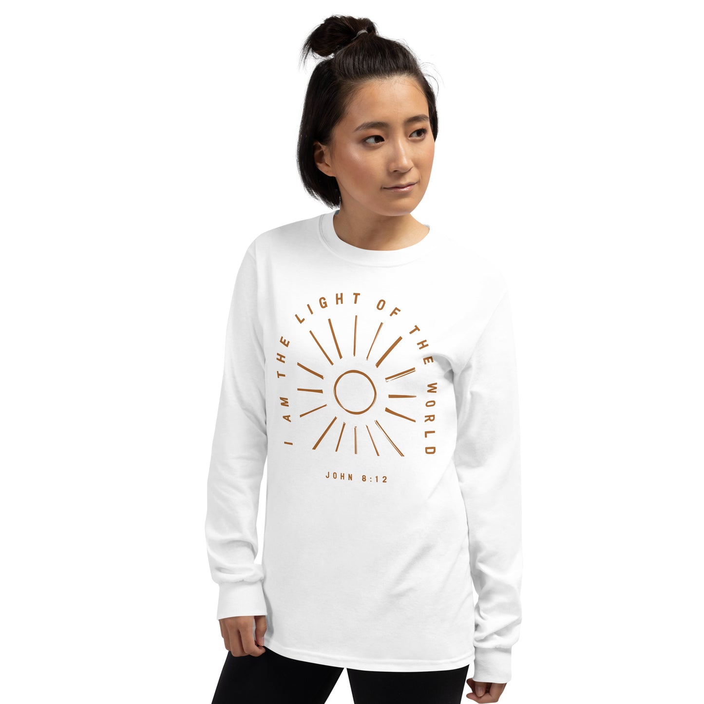 I am the Light of the World White Long Sleeve Tee