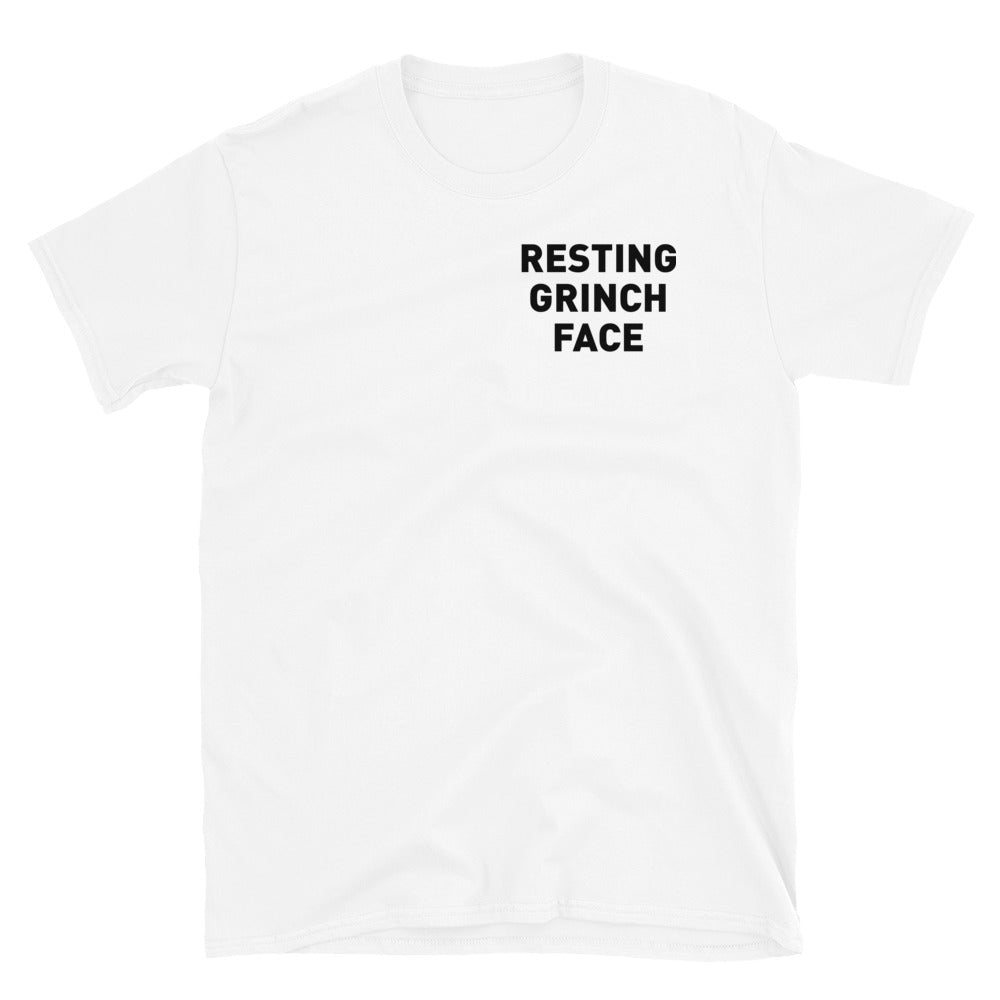Resting Grinch Face Adult Tee