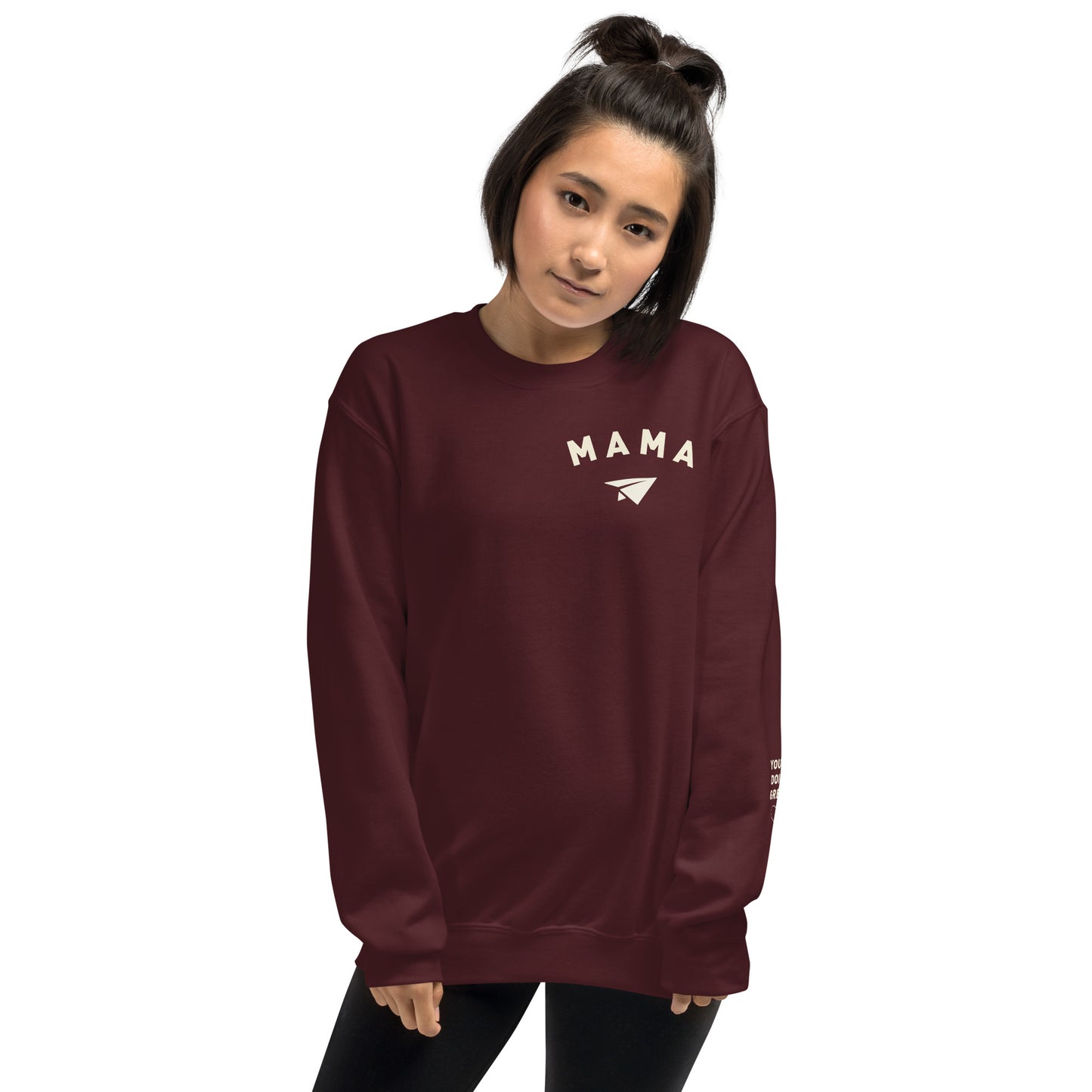 MAMA Crew with Sleeve Message