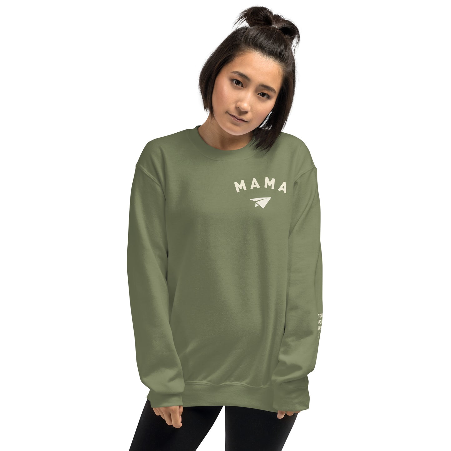 MAMA Crew with Sleeve Message