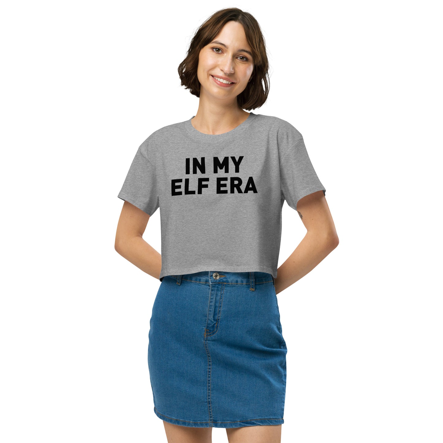 In My Elf Era Crop Top