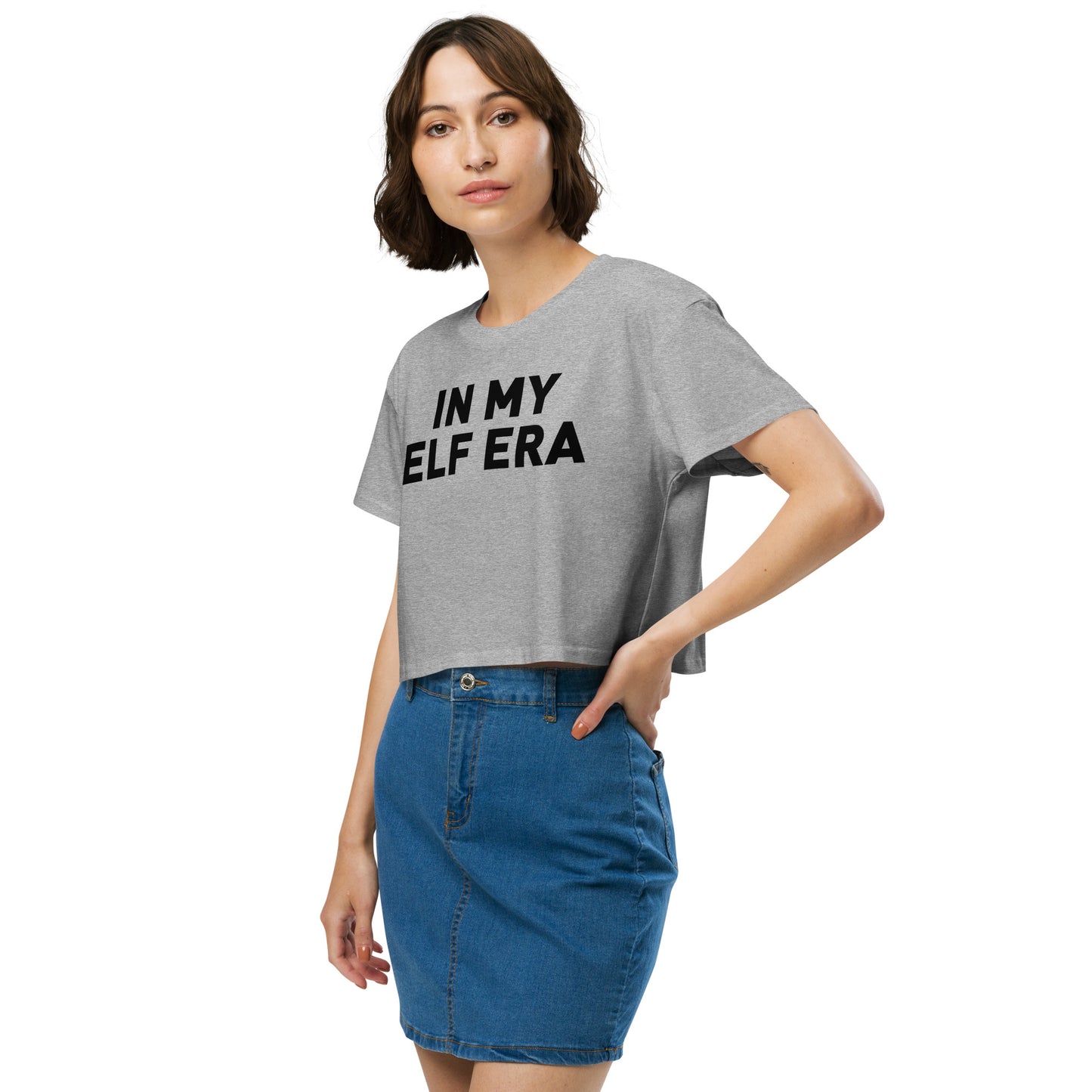 In My Elf Era Crop Top
