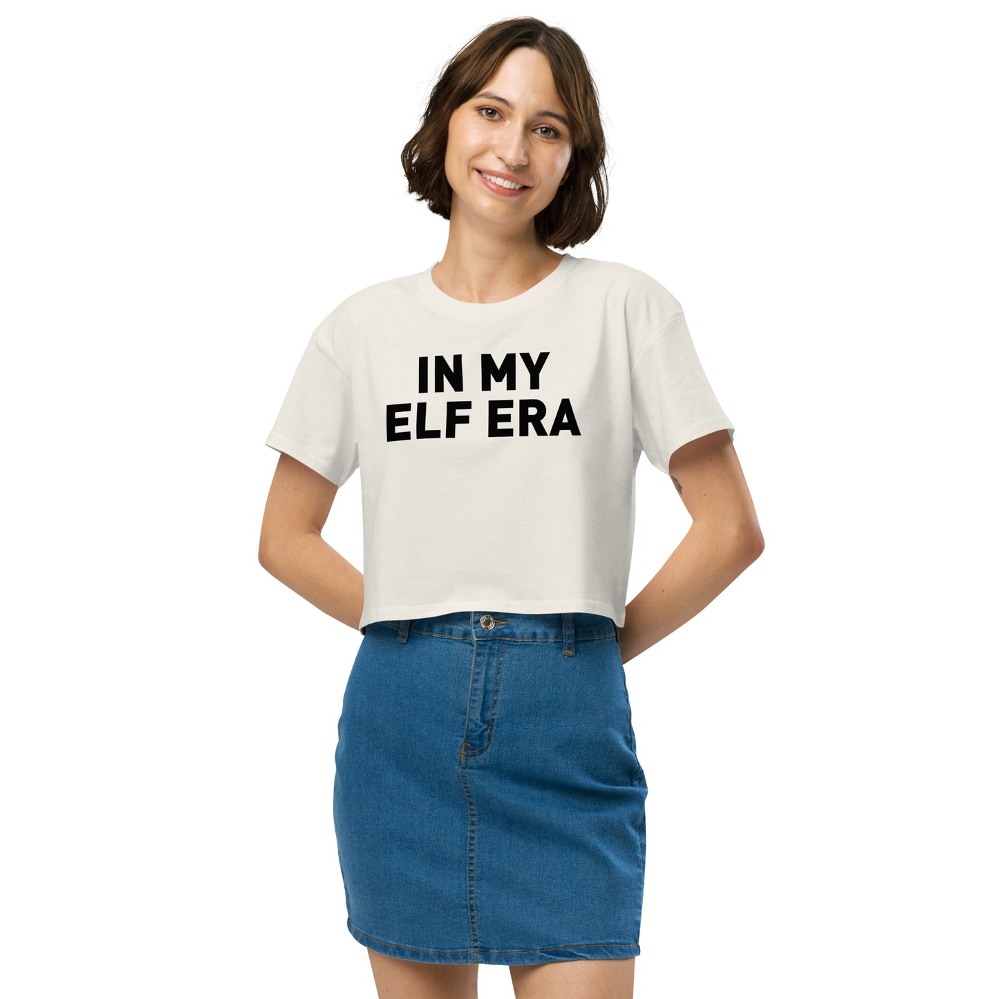 In My Elf Era Crop Top