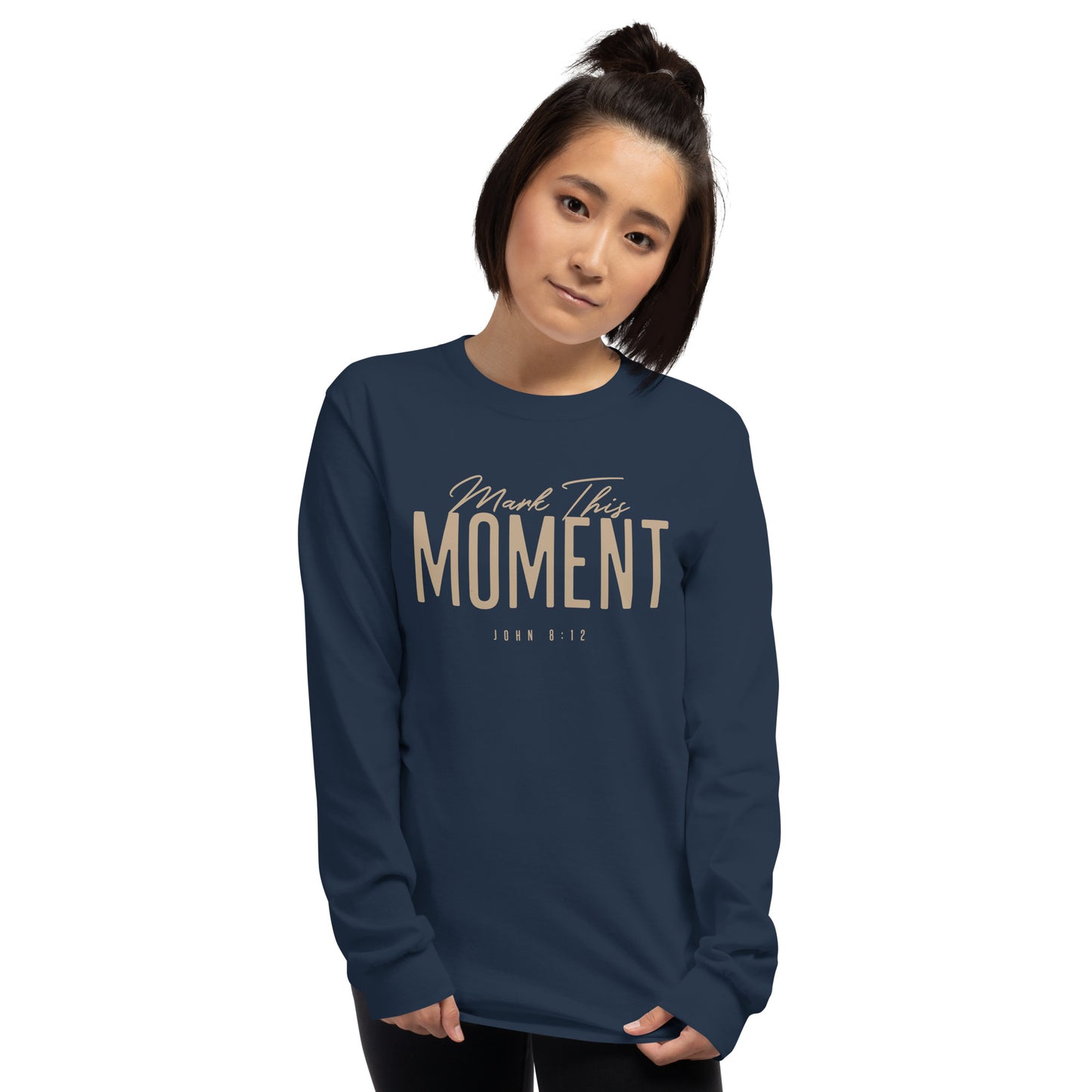 Mark this Moment Long Sleeve Tee - Navy