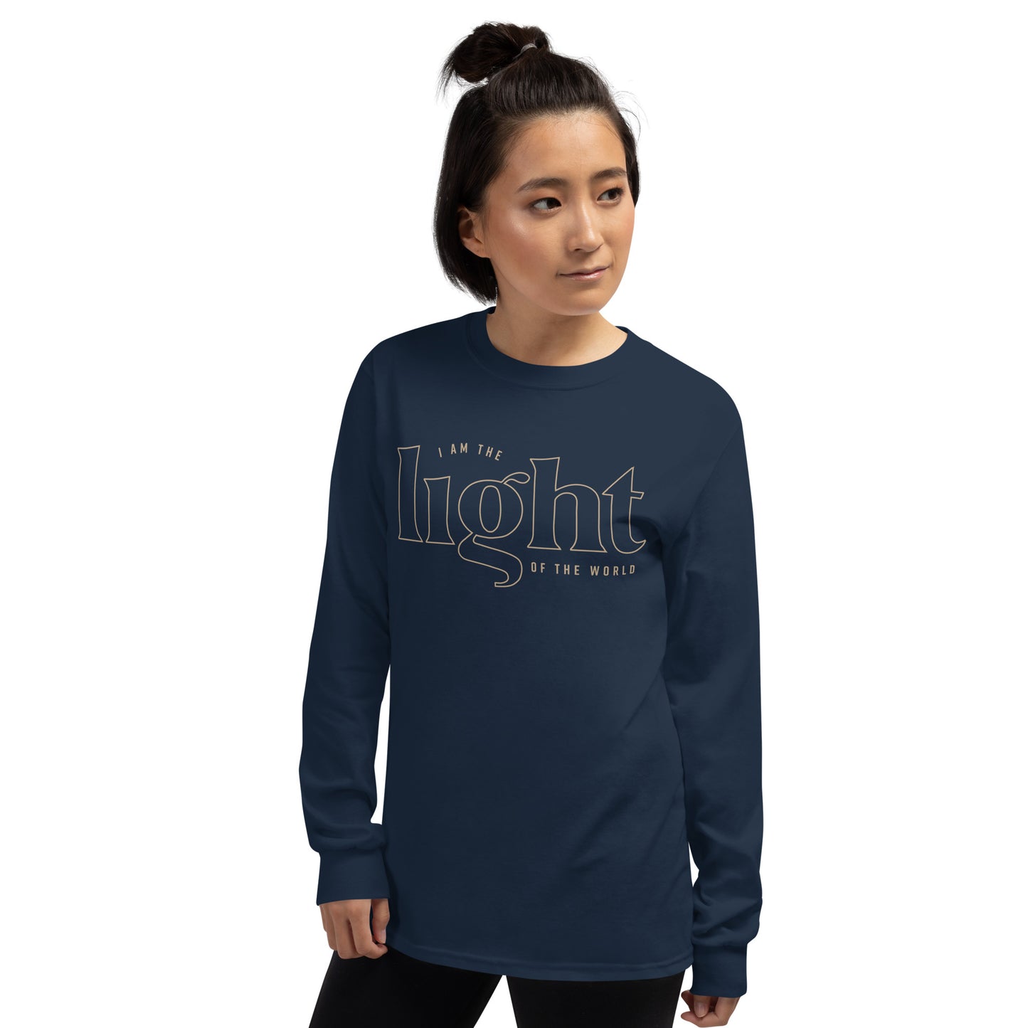 Light of the World Navy Long Sleeve Tee