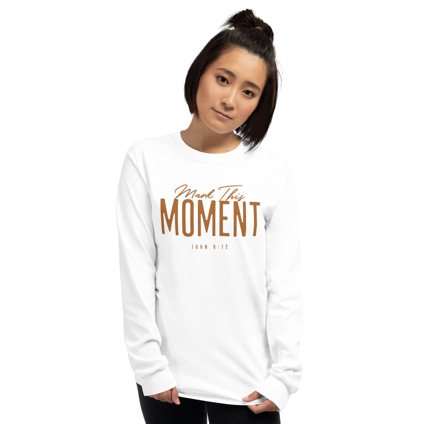 Mark this Moment White Long Sleeve Tee