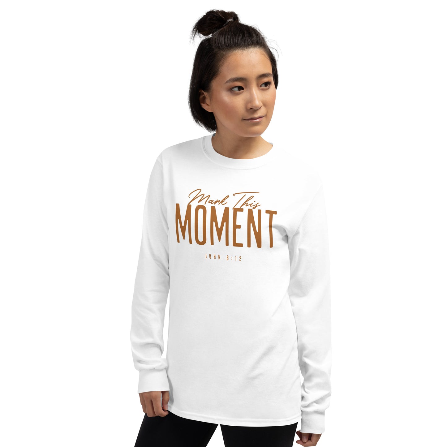 Mark this Moment White Long Sleeve Tee