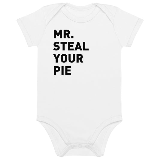 Mr. Steal Your Pie Organic Onesie