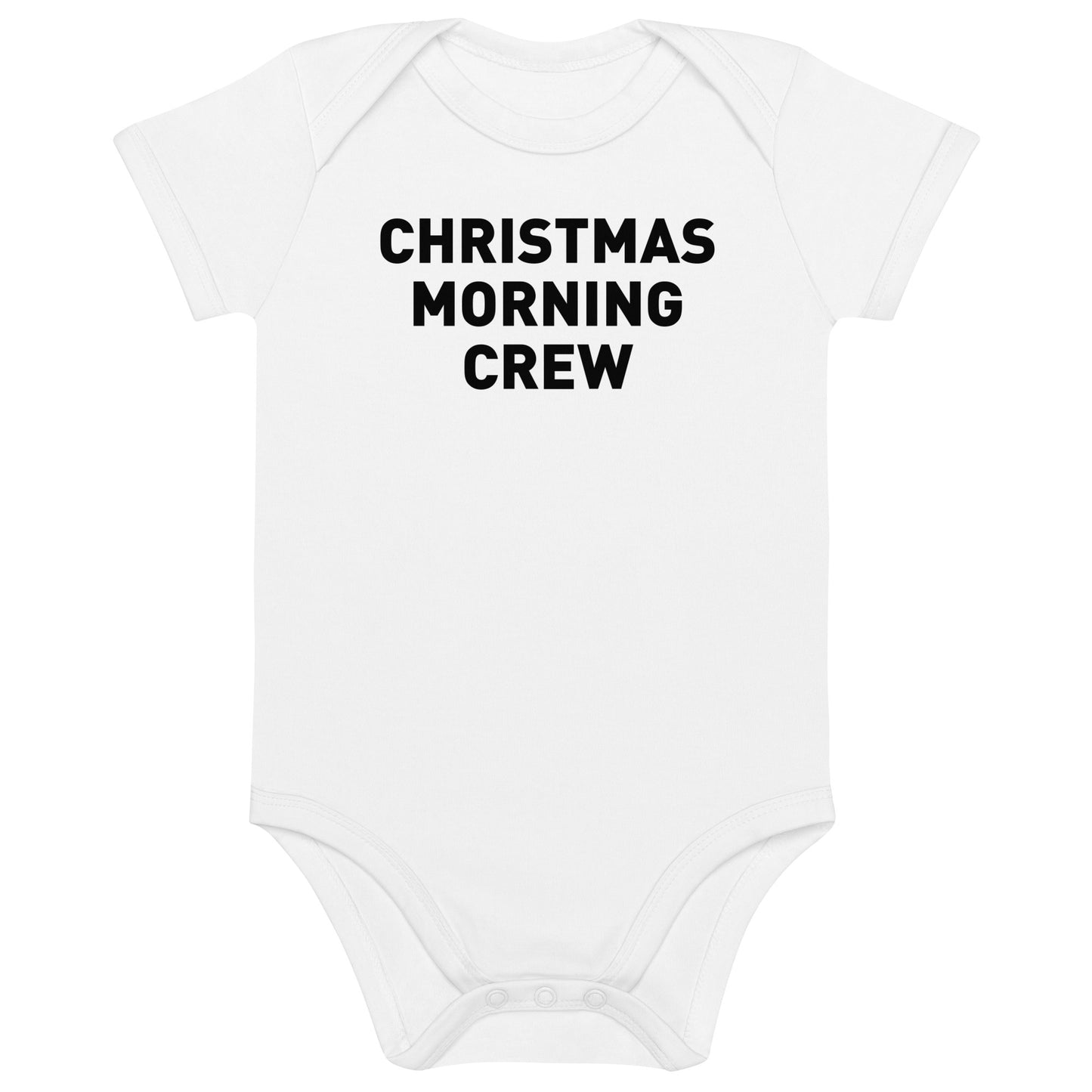 Christmas Morning Crew Organic Onesie