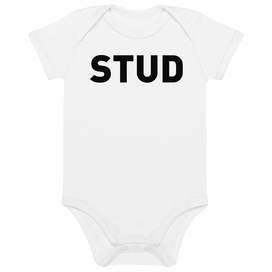 Stud Organic Onesie