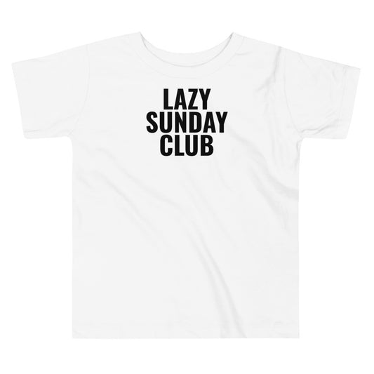 Lazy Sunday Club Toddler Tee