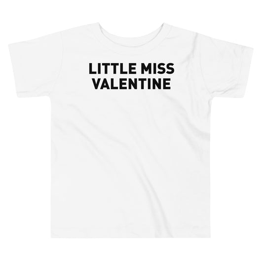 Little Miss Valentine Toddler Tee