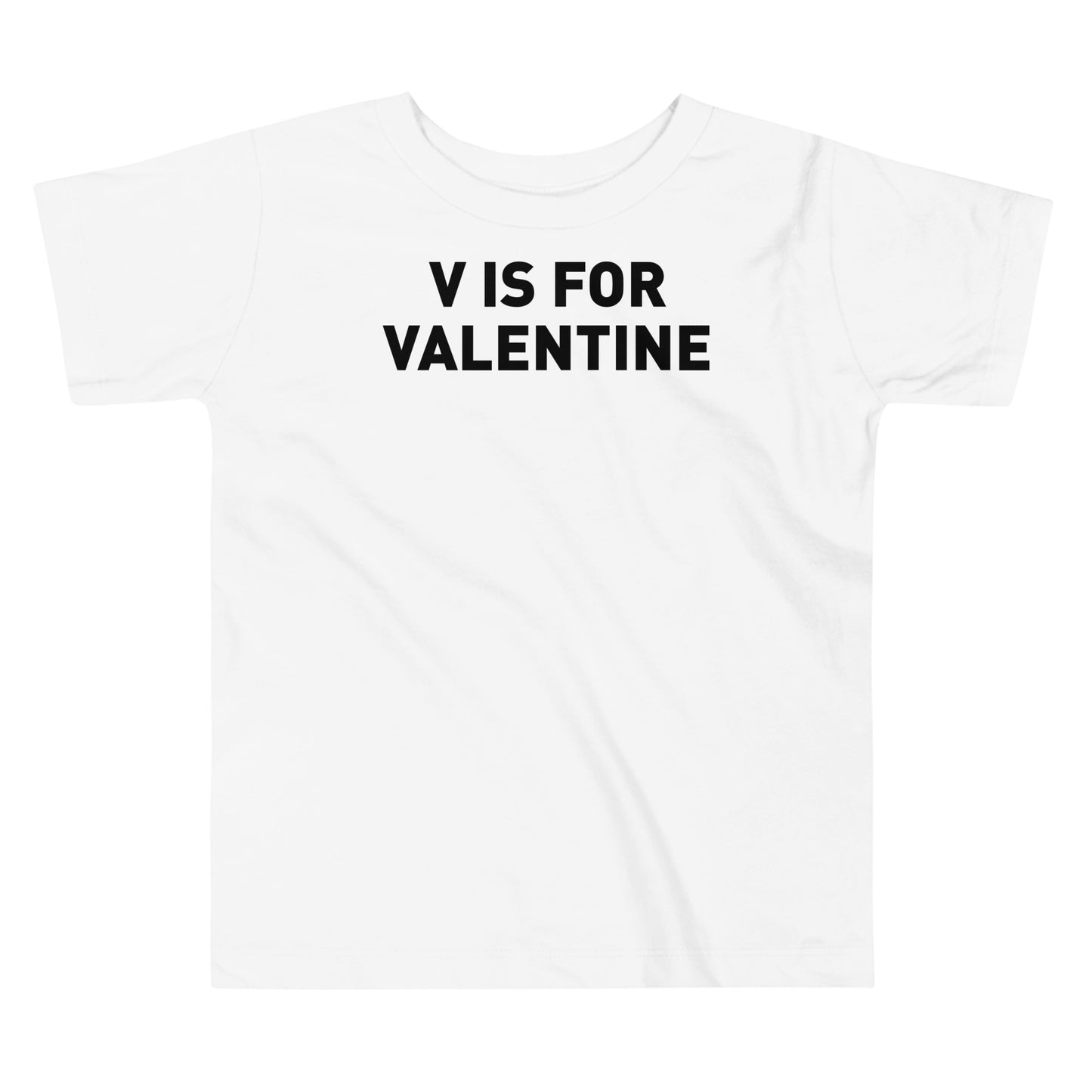 V is For Valentine Toddler Tee