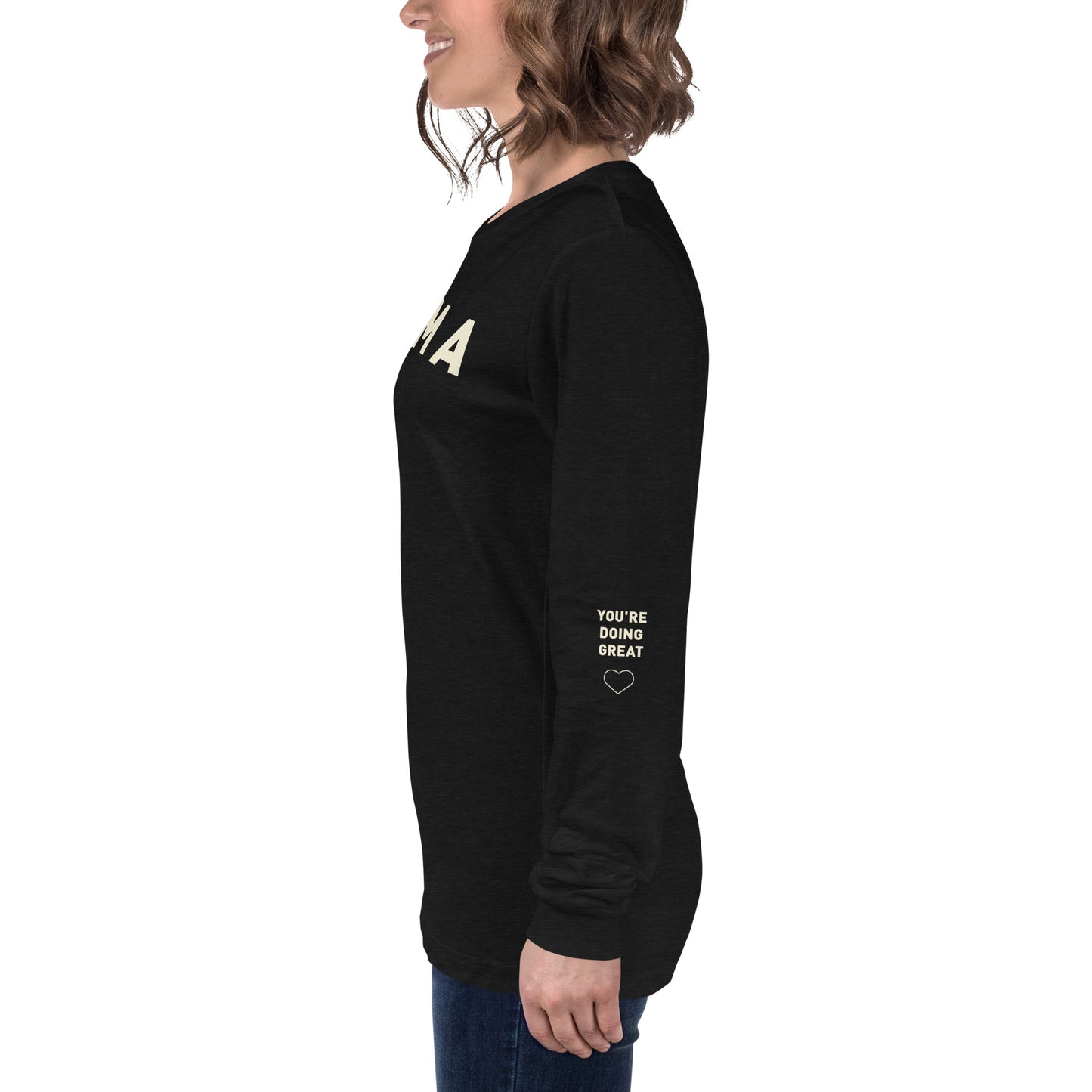 MAMA Sleeve Message Long Sleeve Tee