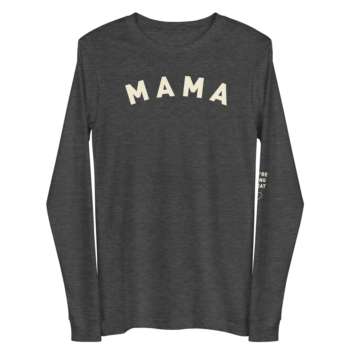 MAMA Sleeve Message Long Sleeve Tee