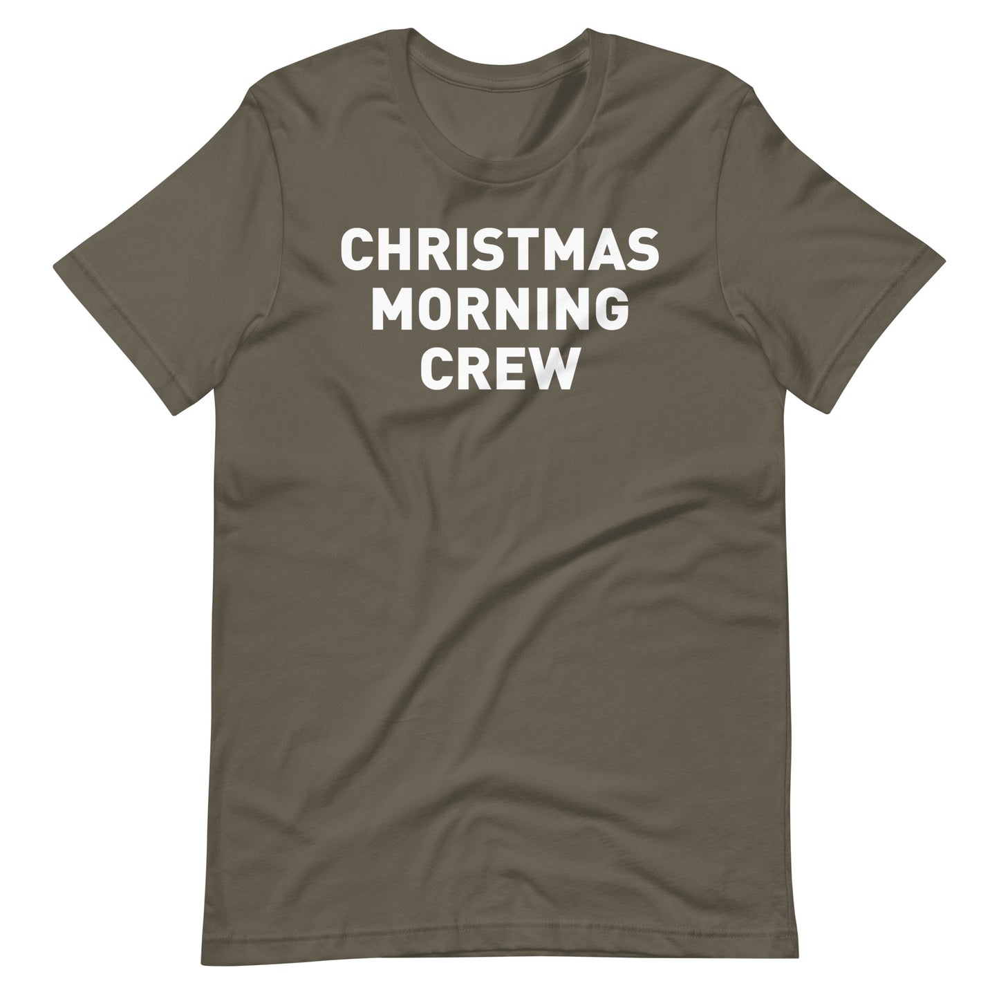 Christmas Morning Crew Adult Tee (Colors)