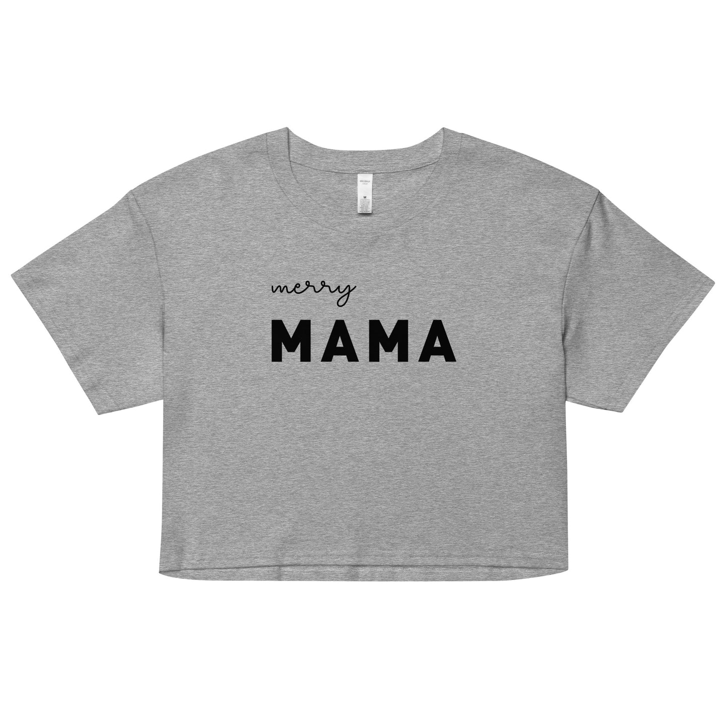 Merry Mama Crop Top