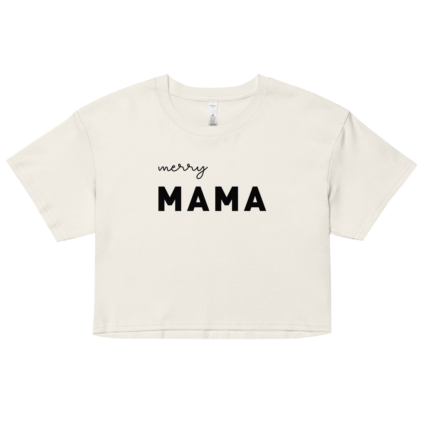 Merry Mama Crop Top