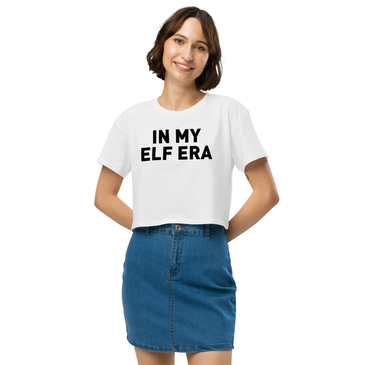 In My Elf Era Crop Top