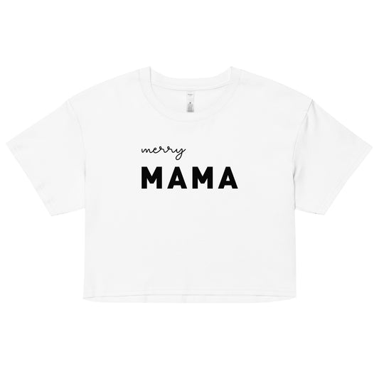 Merry Mama Crop Top